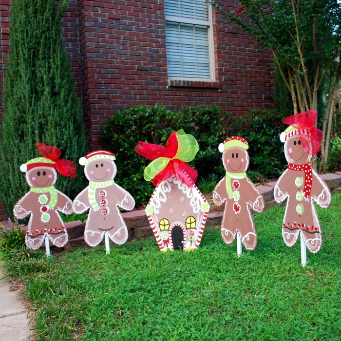 Outdoor christmas yard decor