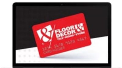 Floor and decor credit card