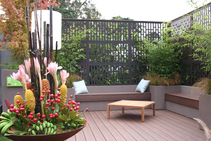 Outdoor decor screen panels