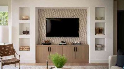 Modern tv stand decor ideas