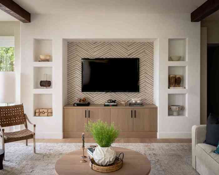 Modern tv stand decor ideas