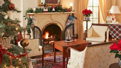 Christmas living room decor ideas