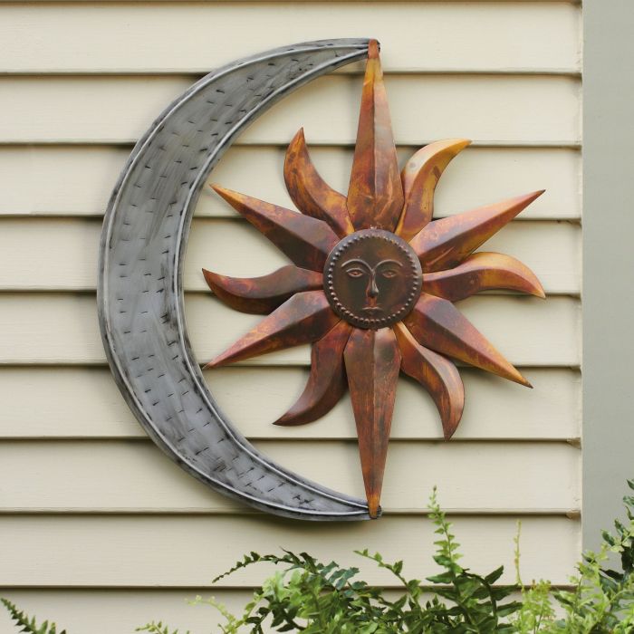 Outdoor metal wall art decor