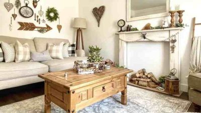 Farmhouse living room wall decor